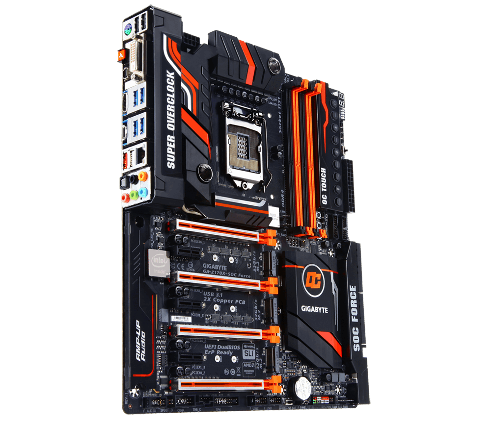 Gigabyte Ga Z X Soc Force Motherboard Specifications On Motherboarddb